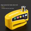 Motorcycle Alarm Lock Wheel Disc Brake Lock with Key Waterproof Aluminum Alloy Anti-Theft Scooter Alarma Disc Security Brakelock