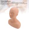 Massage Training Mannequin Head Realistic PVC Soft Half Body Massage Acupoint Practice Head Model for Salon