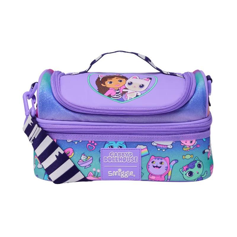 Kids Insulated Lunch Bag School - Double Layer Waterproof Canvas Tote With Handle Large Capacity Leakproof Student Lunchbox
