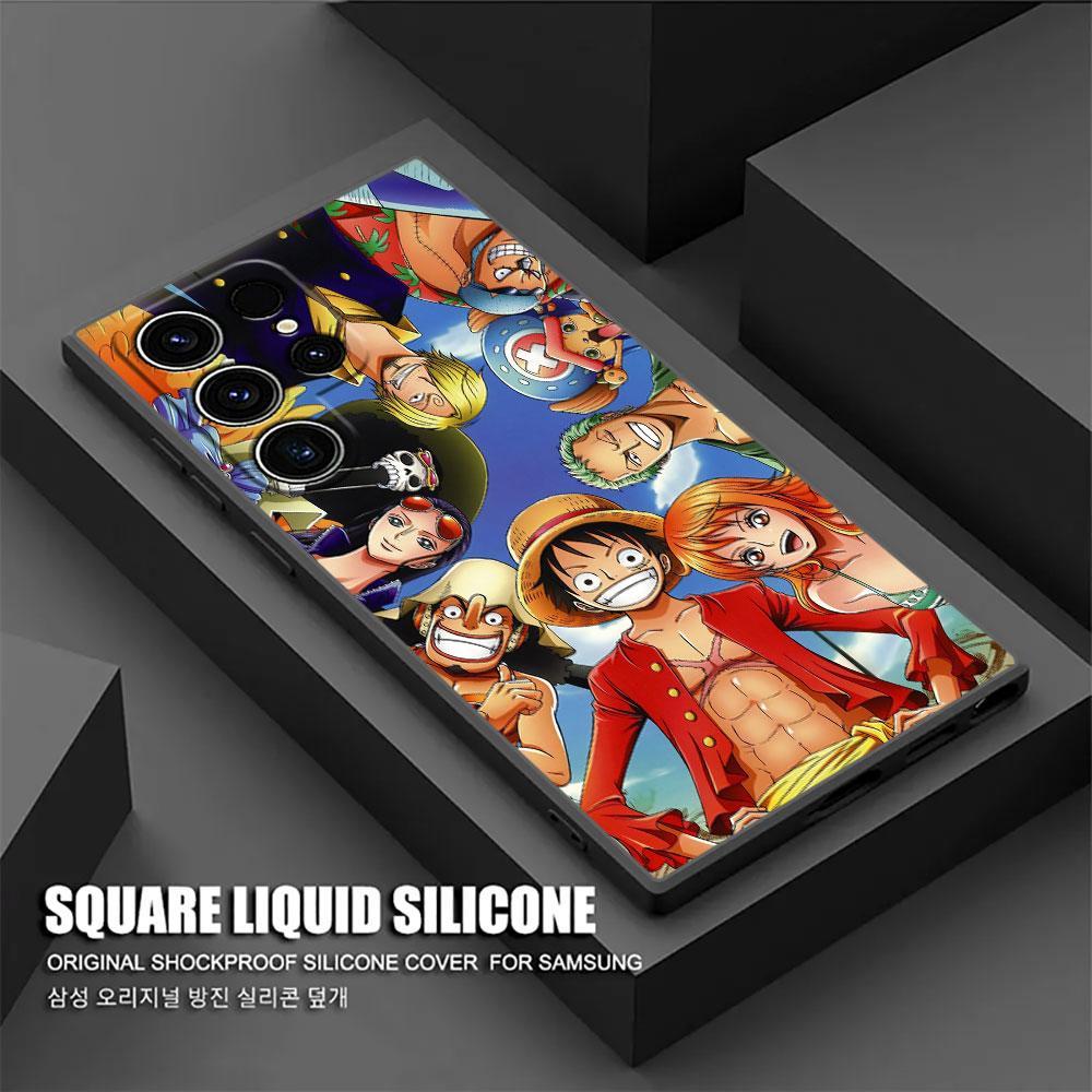 Japanese Anime Ones Zoro Piece Luffy Phone Case For Samsung Galaxy S25 S24 S23 S20 S21 FE S26 S22 Ultra 5G S26 Plus S25FE Cover