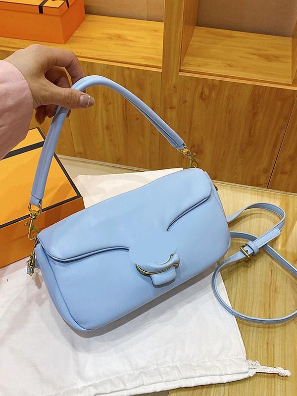 2025 Kbelíková taška v barvě bonbónů: Módní dámská kabelka přes rameno nebo crossbody