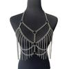 Festival Body Chain Harness Summer Waist Chain Metal Breast Chain Body Jewelry Rave Outfit  Dance Costume Accessories