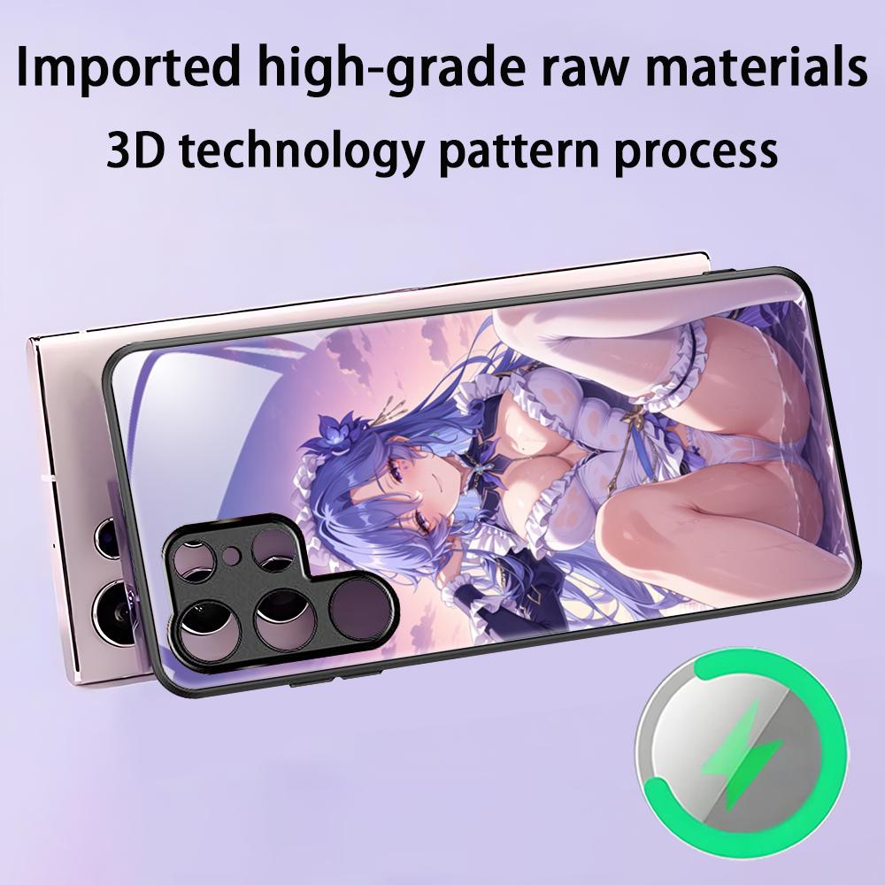Game Wuthering Waves Cantarella New Phone Case For Samsung S25 S24 S23 S22 S21 S20 Plus Ultra Note20 Glass Magnetic Case