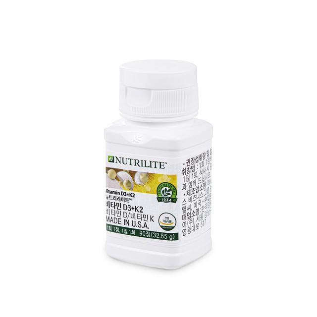 Vitamin D3+K2 (90 tablets, 90-day supply)