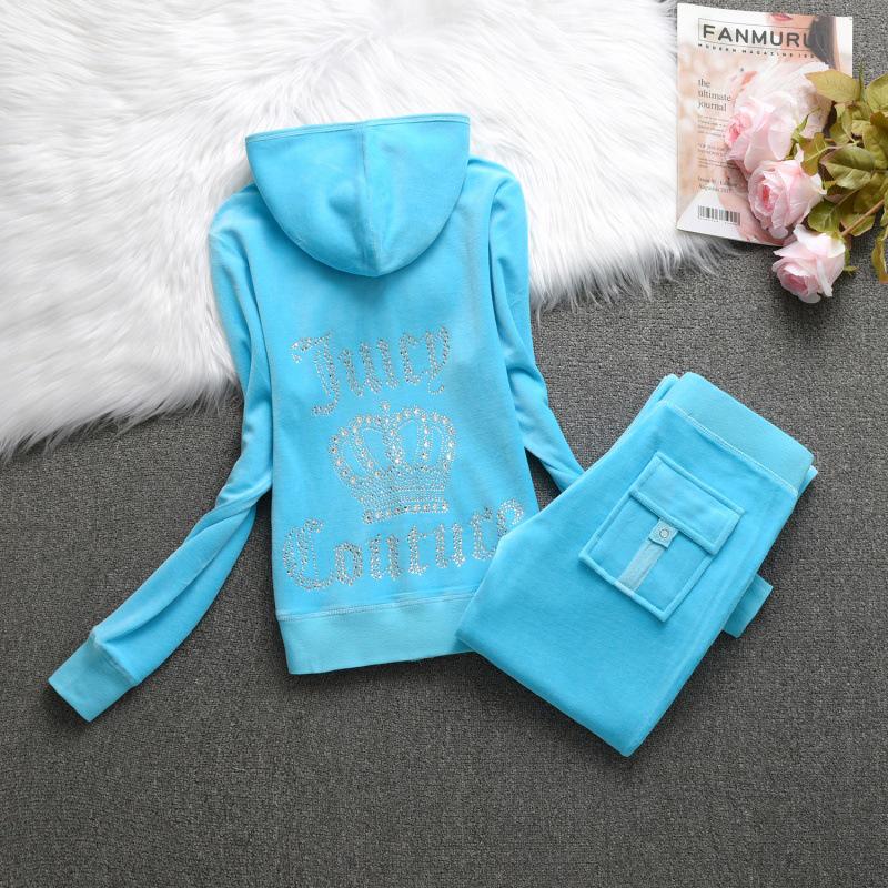 Women's Velvet Sportswear Set: Hot Drill Letter Hoodie & Straight-Leg Pants, Slim Fit Two-Piece.