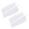 2Pcs Net Plopping Cap Adjustable Strap Reusable Drying Curly Hair Net Plopping Bonnet for Home Travel