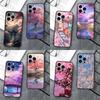 Cherry Blossom Phone Case For iPhone 16 15 14 11 12 13 17 Pro Max Mini 15 16 Plus 16e 17 Air Cover Coque