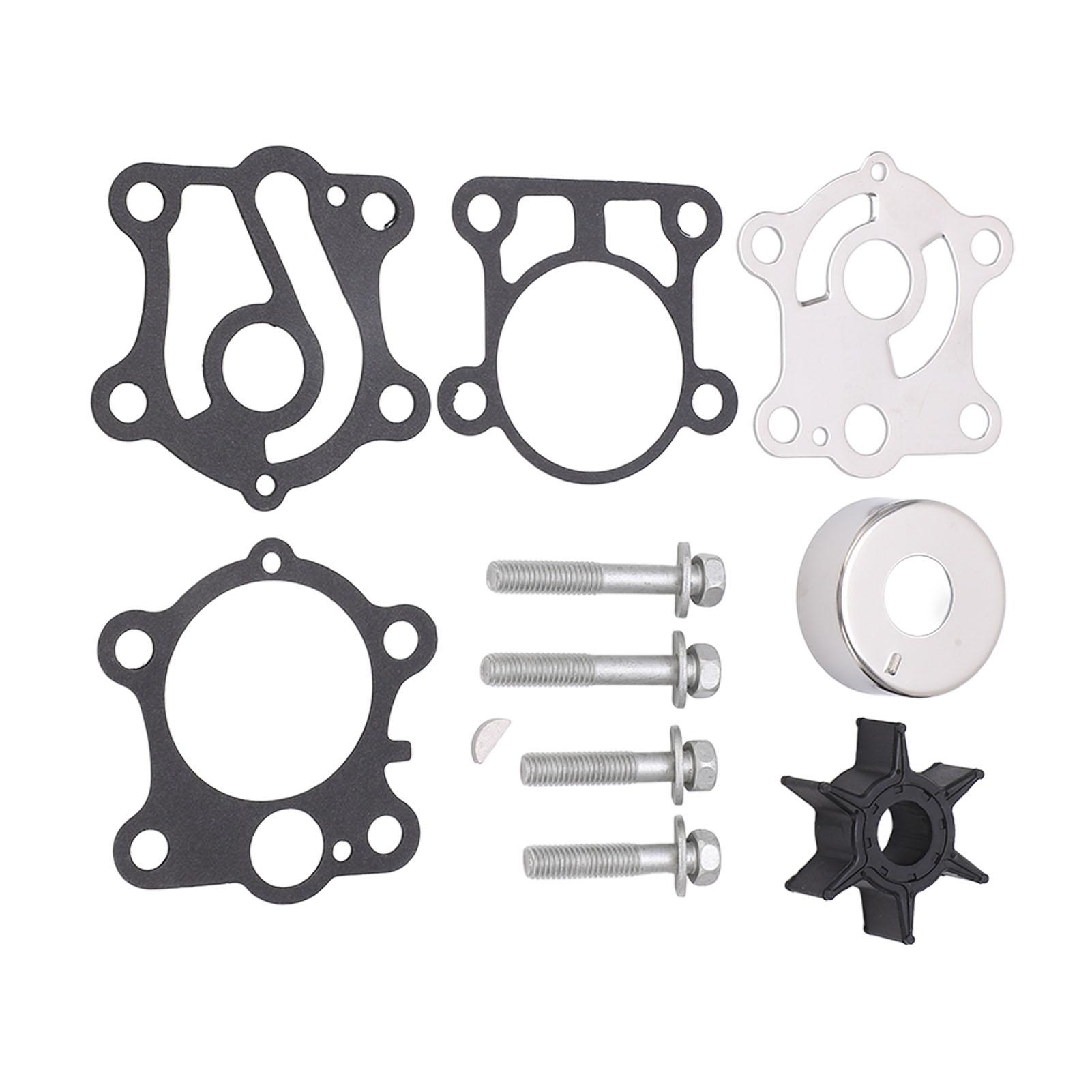 

11pcs Water Pump Impeller Repair Kit 6J8 W0078 A2 for 2 Stroke Outboard 25HP 30HP