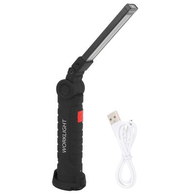 Rechargeable USB Flashlight Multifunctional Folding Work Light COB LED Camping Flashlight