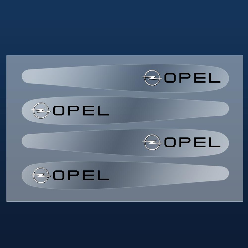 BBGH1 4/8pc Transparent Car Door Handle Cup Protector Film Anti Scratch Stickers For Opel OPC Astra J H G K Insignia Corsa D B E Mokka