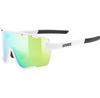 Uvex Sportstyle 236 White Green Sports Glasses for Cycling