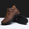 Ręcznie robione buty ze skóry dwoinowej Buty męskie Wygodne buty do kostki dla mężczyzn Buty codzienne Duże rozmiary Buty narzędziowe