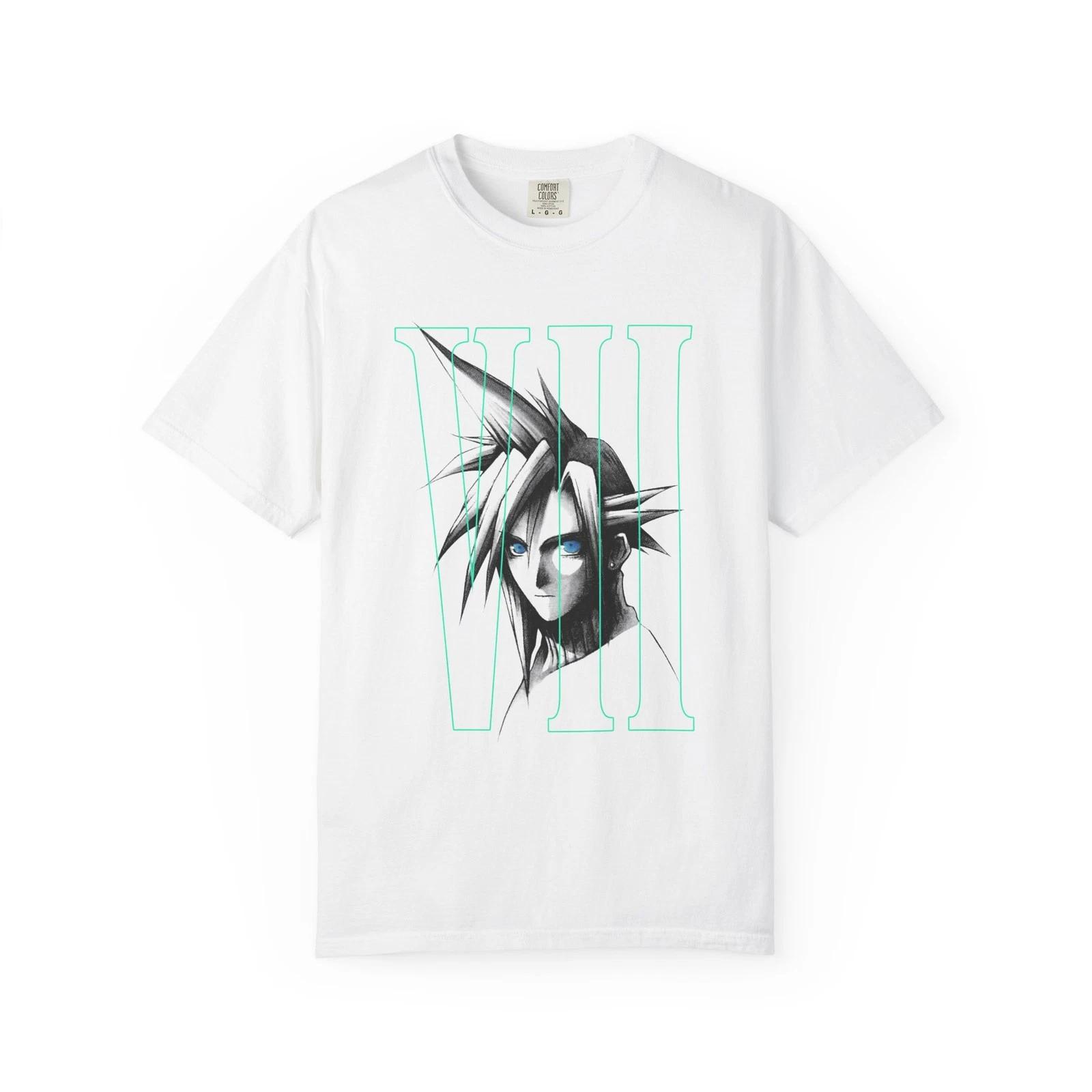 Final Fantasy VII Cloud Strife Shirt, Vintage Gamer Tee, PlayStation S