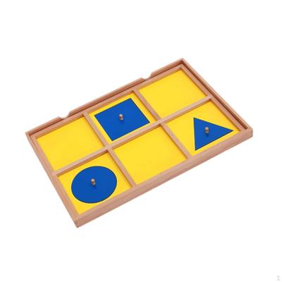 Dětská geometrická párovací hračka, Hračka s puzzlemi tvarů, Raná výchova 3D uchopování a jemná motorika