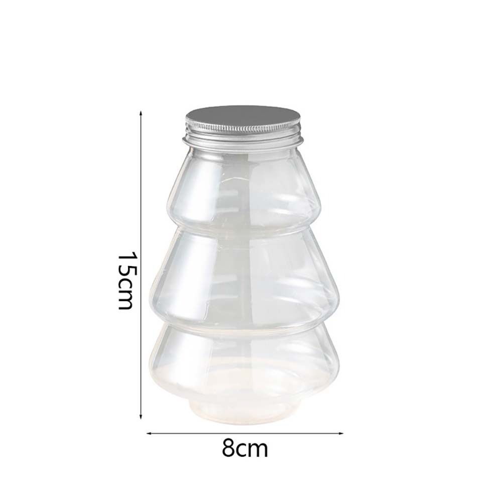 Kids Favor DIY Biscuits Bottle Food Container Storage Jar Snack Organizer Christmas Tree Sweet Jar