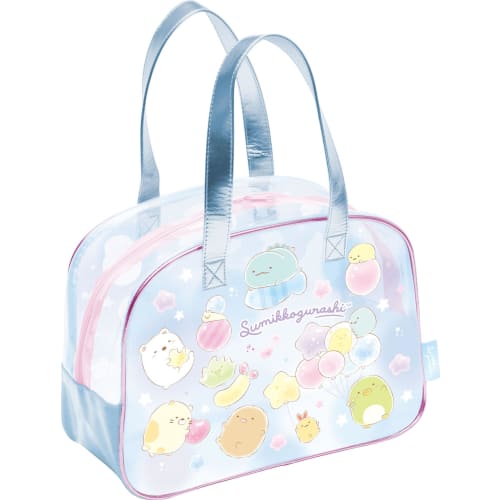 San-X Sumikkogurashi Pool Bag (Boston) Blue CA69701 Size: H240 x W320 x D130mm
