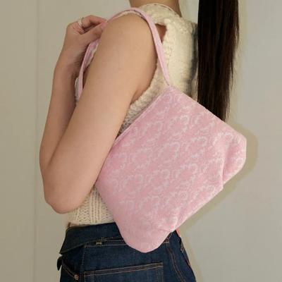 [rossmoor X Loam Archive] Piana Jacquard Bag _ Pink