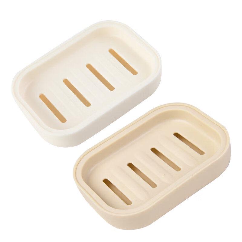 LIEI Double-Layer Draining Suction Cup Soap Dish