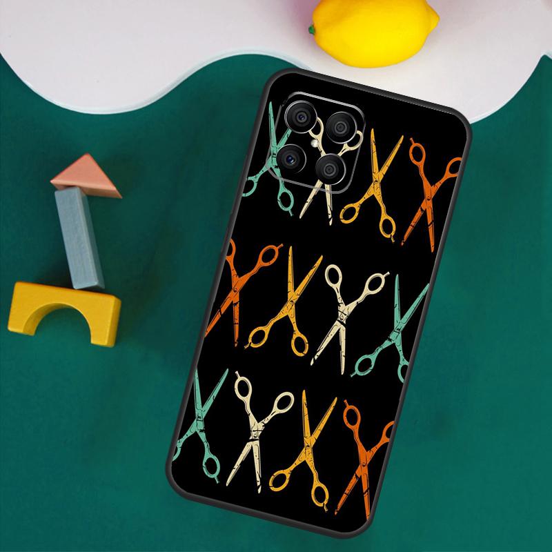 Hairdresser Barber Scissors Case For Honor 200 Lite 50 70 90 X9a X8a X8 X9 X8b X9c X9b Honor Magic 5 6 Pro 7 Lite Cover