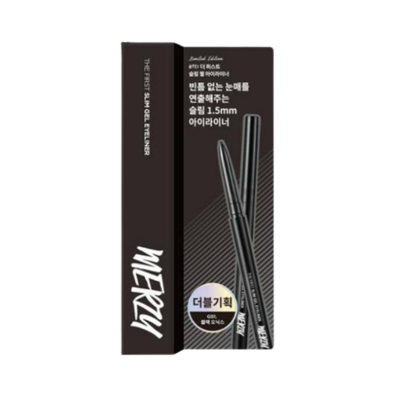 

MERZY The First Slim Gel Eyeliner Double Set GS1 Black Onyx