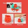 1Pcs Cute Watermelon Lip Balm Container Empty Lip Mask Jar With Mini Honey Stick Lipstick Packaging Tank Mini Cosmetic Dispenser