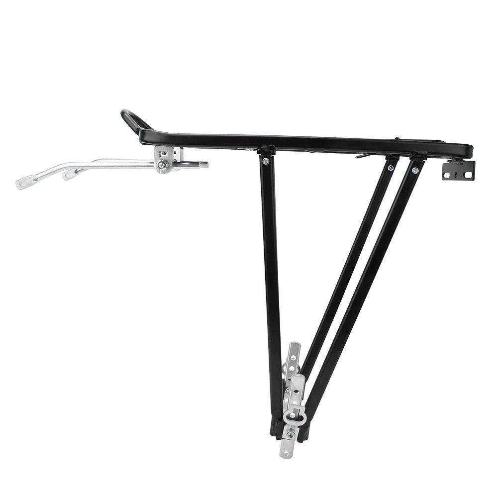 Aluminum Alloy Adjustable Bike Rear Rack Bicycle Touring Carrier for Disc V Brake Mount