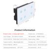 Tuya App Smart Switch 6  8 Gang Wall Light Switch Alexa Google Assistant ABS Material Max. 10A Current WIFI Network UK Standard