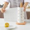 Paper Towel Holder, Wooden Paper Towel Holder Countertop, Detachable Bathroom Towel Roll Stand For Kitchen & Dining Room