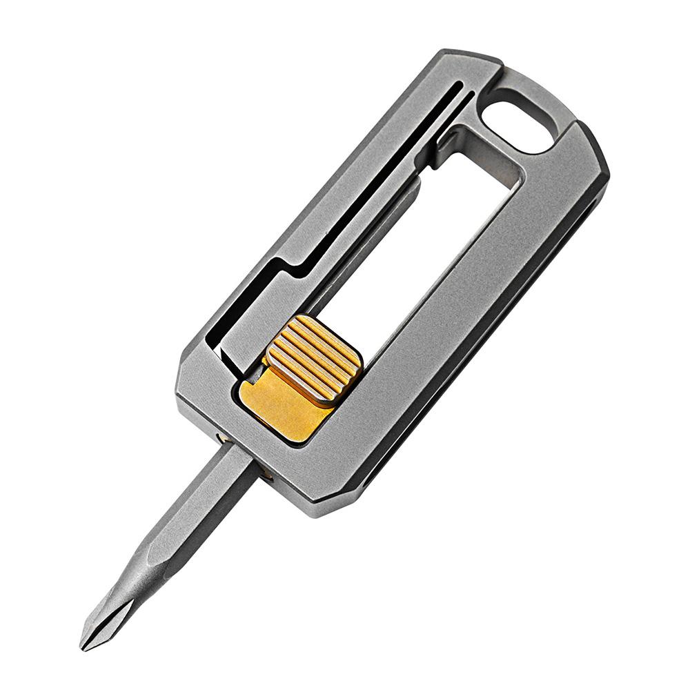 

Титановый сплав Отвертка Магнитная Маленькая Ремонтная Комбинированная Многофункциональная Портативная Инструменты EDC для улицы