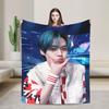 Soft Warm Blanket Camping Lee Know Throw Blanket Flannel Bedspread For Couch Bed Street Trend Sofa Bed Cover