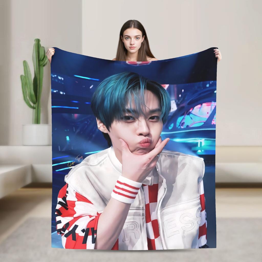 Soft Warm Blanket Camping Lee Know Throw Blanket Flannel Bedspread For Couch Bed Street Trend Sofa Bed Cover