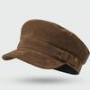 Autumn Winter Flat Top Baseball Caps Metal Buckle Octagonal Beret Hat Retro Artist Cap  For Women