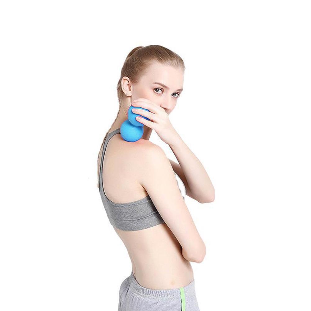 Multifunctional Silicone Peanut Massage Ball  For Yoga Relaxing Fitness Ball Acupoint Healing Fitness Ball