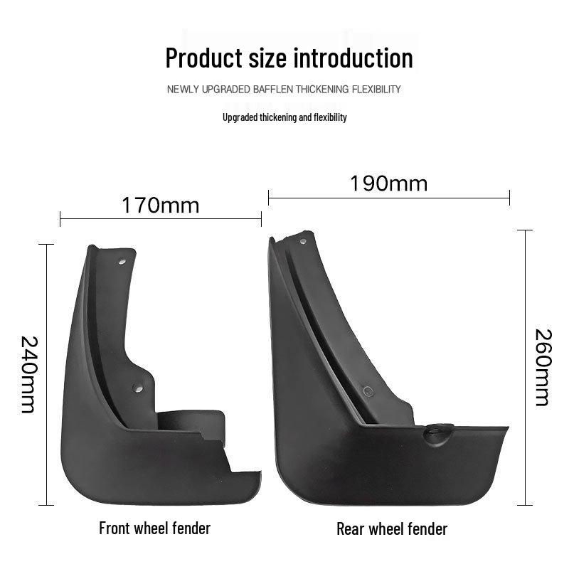 Skoda Octavia 3 (2017-2019 Facelift) Regular Version Mudguards