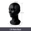 Multifunctional Display Mannequin Head for Spray Paint Hat, Bow Tie, Glasses, and Mask Props