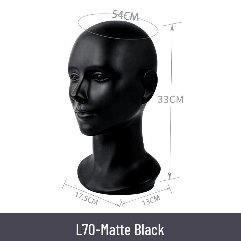 Multifunctional Display Mannequin Head for Spray Paint Hat, Bow Tie, Glasses, and Mask Props