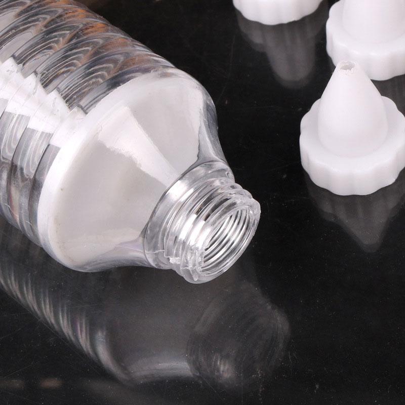 Manuální zdobička na dorty Průhledná stříkačka na cukrářský krém Zdobící pistole Pečicí tryska Nástroj na pečení dortů