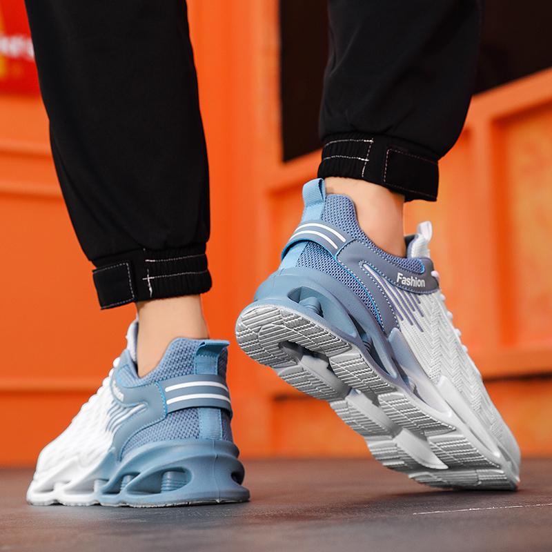 Fashion PARZIVAL New Men Sneakers Spring Summer Breathable Running Tennis Shoes Cushioned Sole Outdoor Sports Men Shoes Tenis Masculino