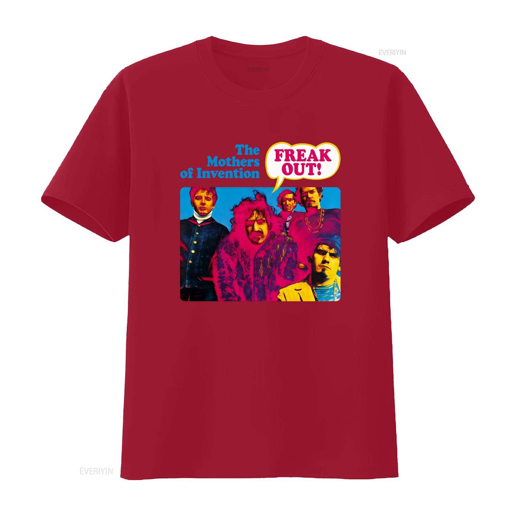 Frank Zappa The Mothers of Invention Freak Out T Shirt Mens Licensed Rock N Roll Music Retro Band  vintage Washed Soft Stylish S