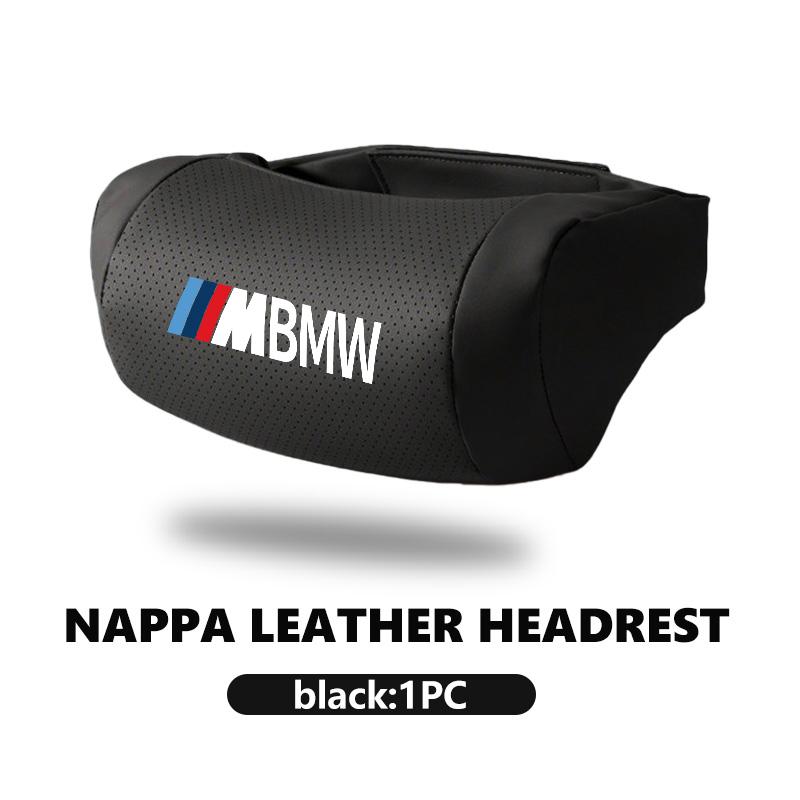 Car Accessories Seat Headrest Auto Logo Neck Pillow For BMW M Performance E36 E46 E60 E90 E91 E92 E93 F30 F20