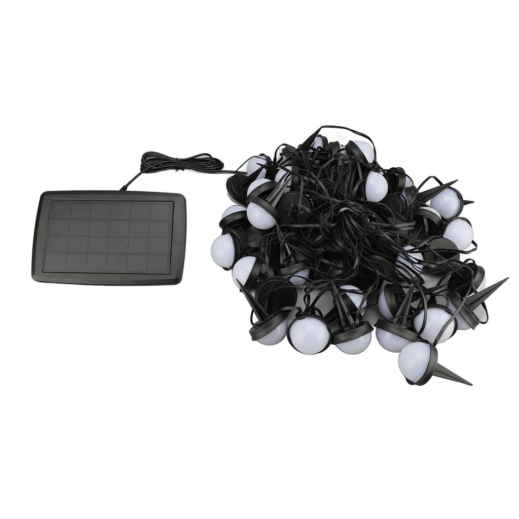 Ghirlandă Luminoasă Solară 50 Becuri Fără Fir Decorativă IP66 Impermeabilă Ghirlandă Luminoasă pentru Curte Exterioară