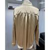 Fashion Long Sleeve Casual Loose Shirts for Women Spring and Summer New Office Ladies Blouses Tops Button Up Lapel Solid Simple Slim Woman Shirt 26257