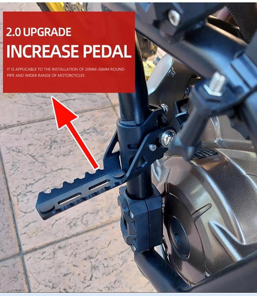 CRF1000L CRF1100L Motorcycle Highway Front Foot Pegs Foldable Footrest Clamp Accessories Motorcycle Foot Pegs
