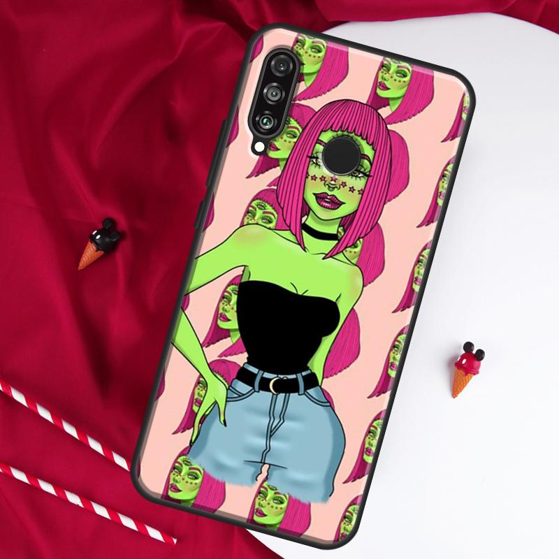 Hippie Grunge Art For Huawei Nova 10 SE 9 5T 12s 12i 11i Y91 Y90 Y60 Y70 Y72 Y61 P20 P30 P40 Lite P60 Pro Case