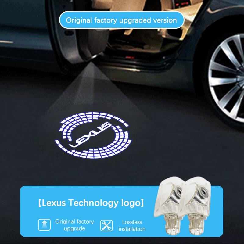 LED Projector Lamp Car Door Welcome Ghost Shadow Lights For Lexus RX ES GX LS LX IS GS RC UX ES200 ES250 ES260 ES300 RX300 RX270