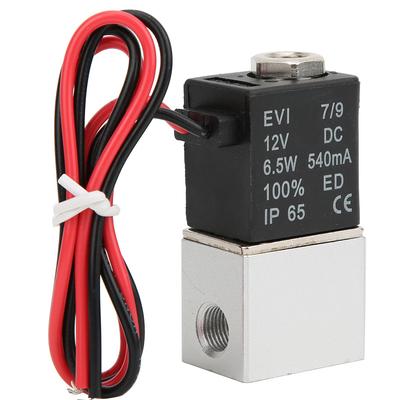 Szybkozamykający Zawór Elektromagnetyczny Woda   Olej 2-Położeniowy 2-Drogowy Korpus ze Stopu Aluminium Zawór  12V