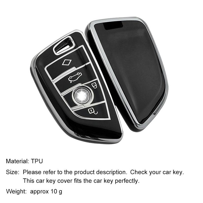 TPU Car Key Cover Case Fob for BMW M3 M4 M5 M8 X3M X5M X1 X4 X5 X6 IX3 Z4 I4 2 Series 4 Series 5 Series 8 Series 6 GT 320i 440i