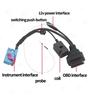 Professional Fast Speed OBD2 Extension Harness Cable for 4th Generation Vehicles Enables Simultaneous Device Connection