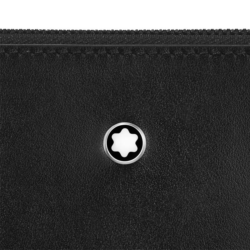 Montblanc X Naruto Collaboration Brand Print Zipper Crossbody Clutch Men bags Black Red 129708