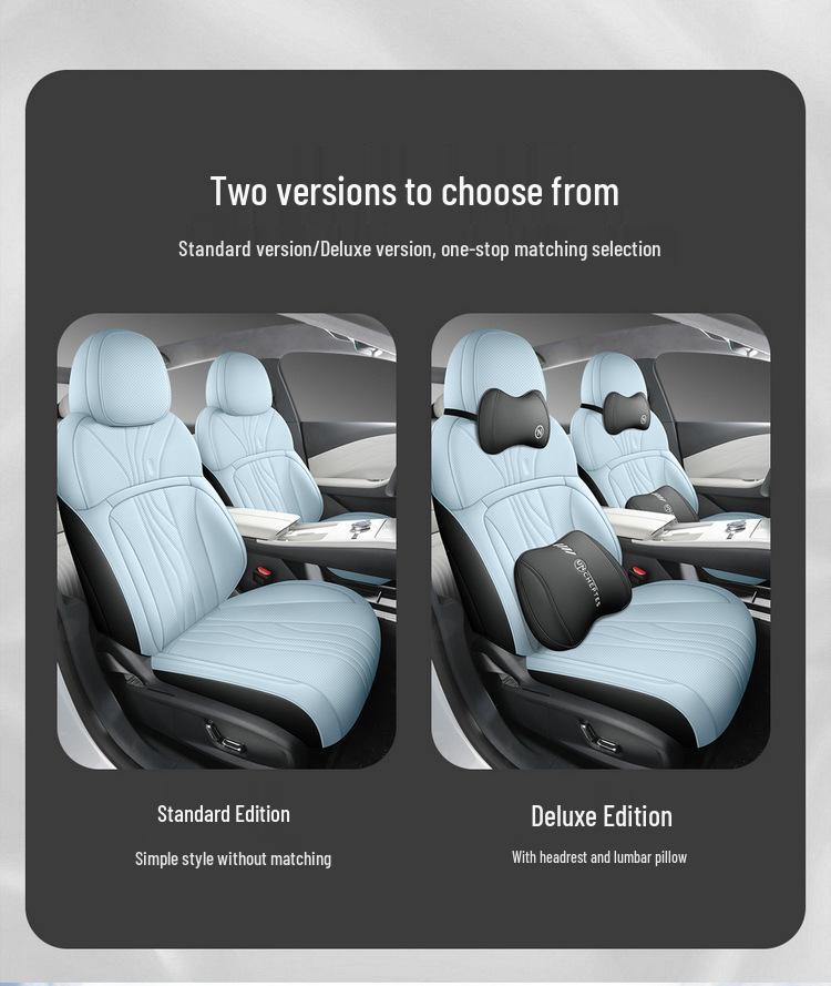 Galaxy E8 Full Leather Universal Car Seat Cushion - Four Seasons Model